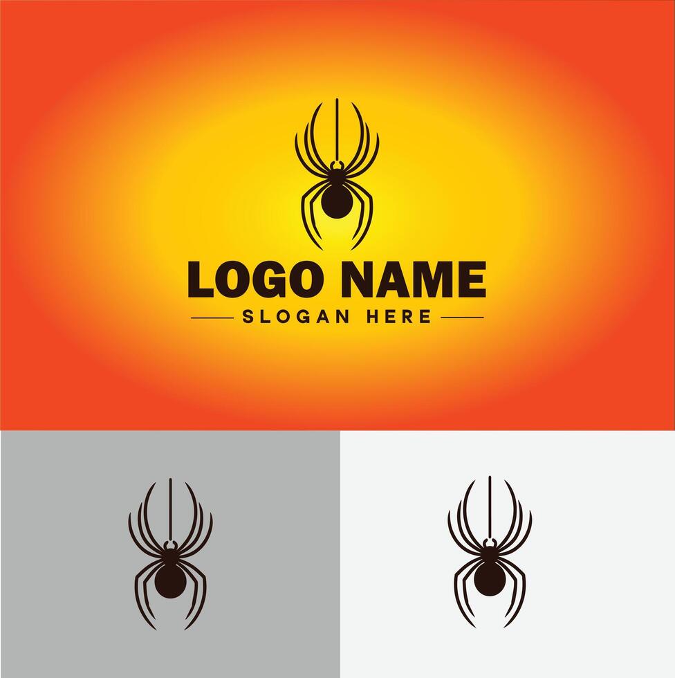 Spinne Logo Vektor Kunst Symbol Grafik zum Unternehmen Marke Geschäft Symbol Spinne Logo Vorlage