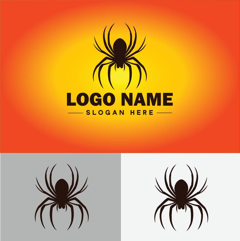 Spinne Logo Vektor Kunst Symbol Grafik zum Unternehmen Marke Geschäft Symbol Spinne Logo Vorlage