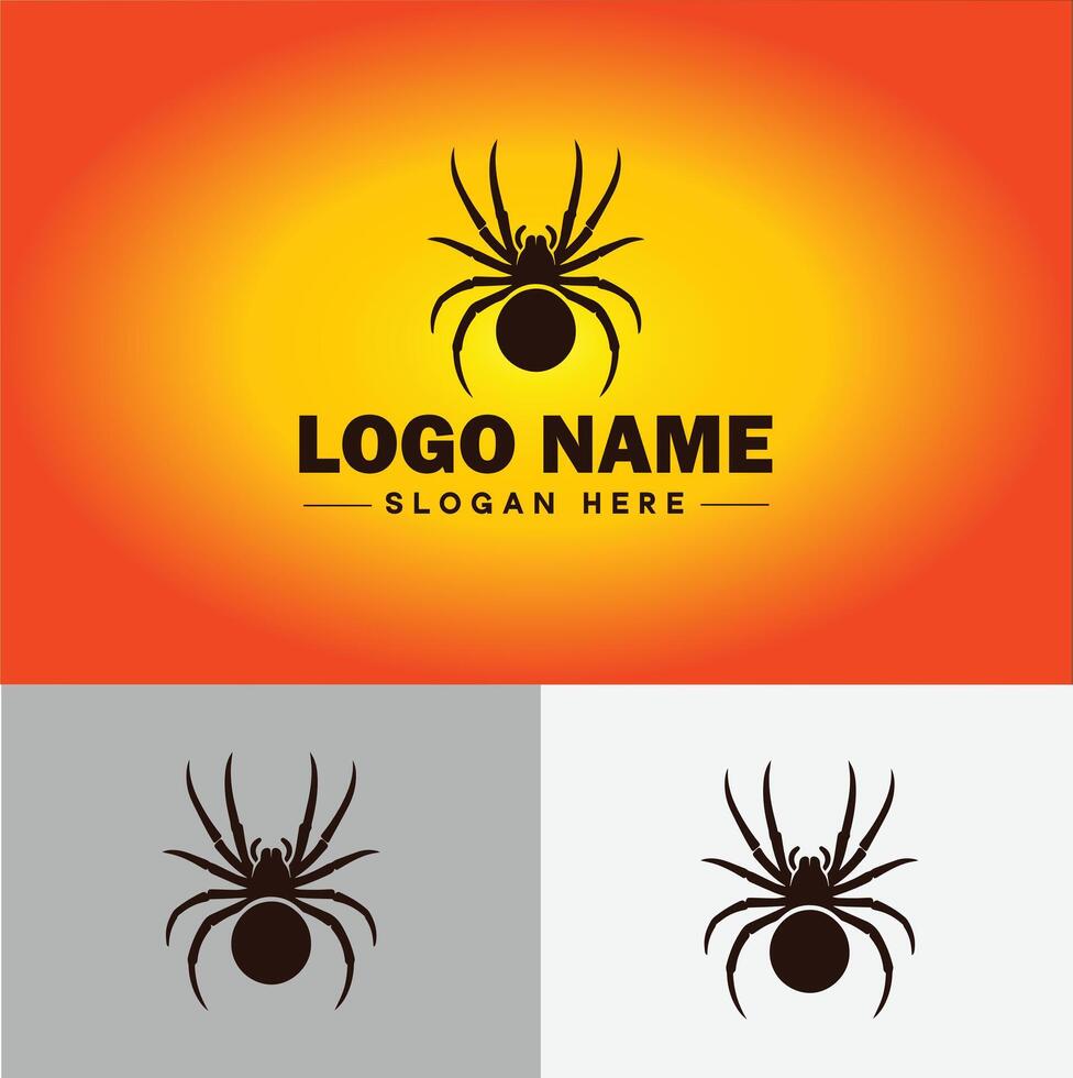 Spinne Logo Vektor Kunst Symbol Grafik zum Unternehmen Marke Geschäft Symbol Spinne Logo Vorlage