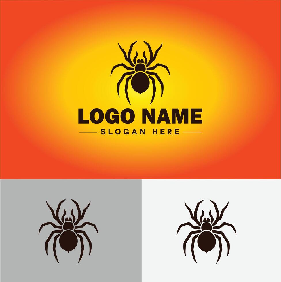 Spinne Logo Vektor Kunst Symbol Grafik zum Unternehmen Marke Geschäft Symbol Spinne Logo Vorlage