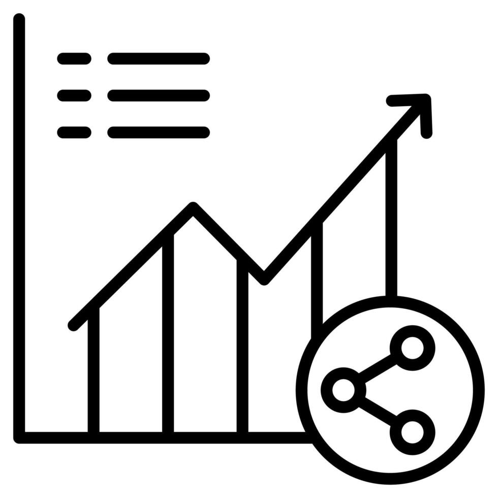 dela med sig erbjudande ikon linje vektor illustration