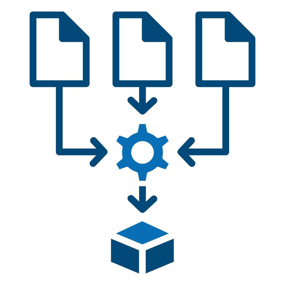 vorausschauend Modellieren Symbol Linie Vektor Illustration