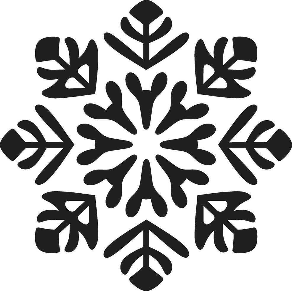 Winter Wunder enthüllt ikonisch Emblem Design kristallin Eleganz beleuchtet Vektor Logo Design