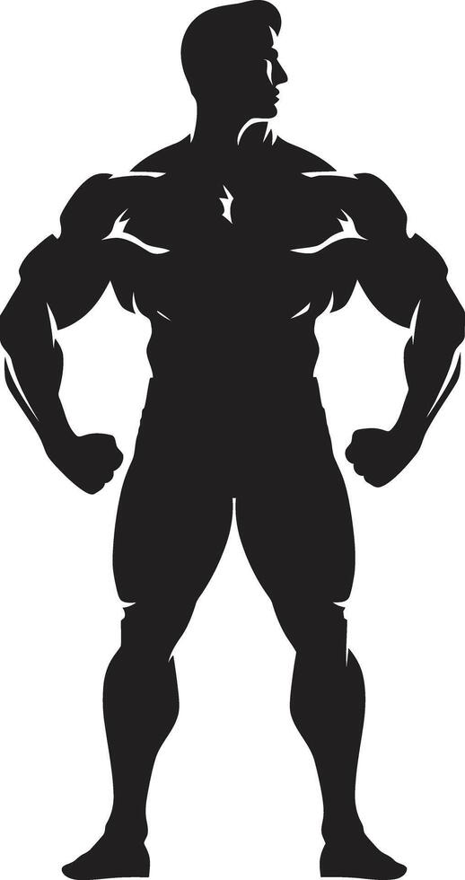 Tinte geätzt olympisch voll Körper schwarz Vektor zum Bodybuilder Obsidian Körperbau Glyphe voll Körper schwarz Vektor zum Muskel Symbole