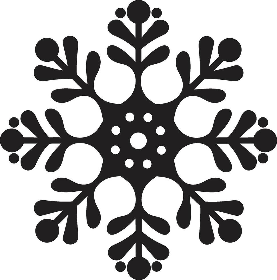 snöflingor nåd avtäckt ikoniska emblem design isig krångligheter avslöjade logotyp vektor design