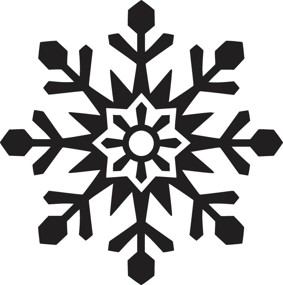 snöflingor aura ikoniska logotyp design frostig elegans avtäckt logotyp vektor design