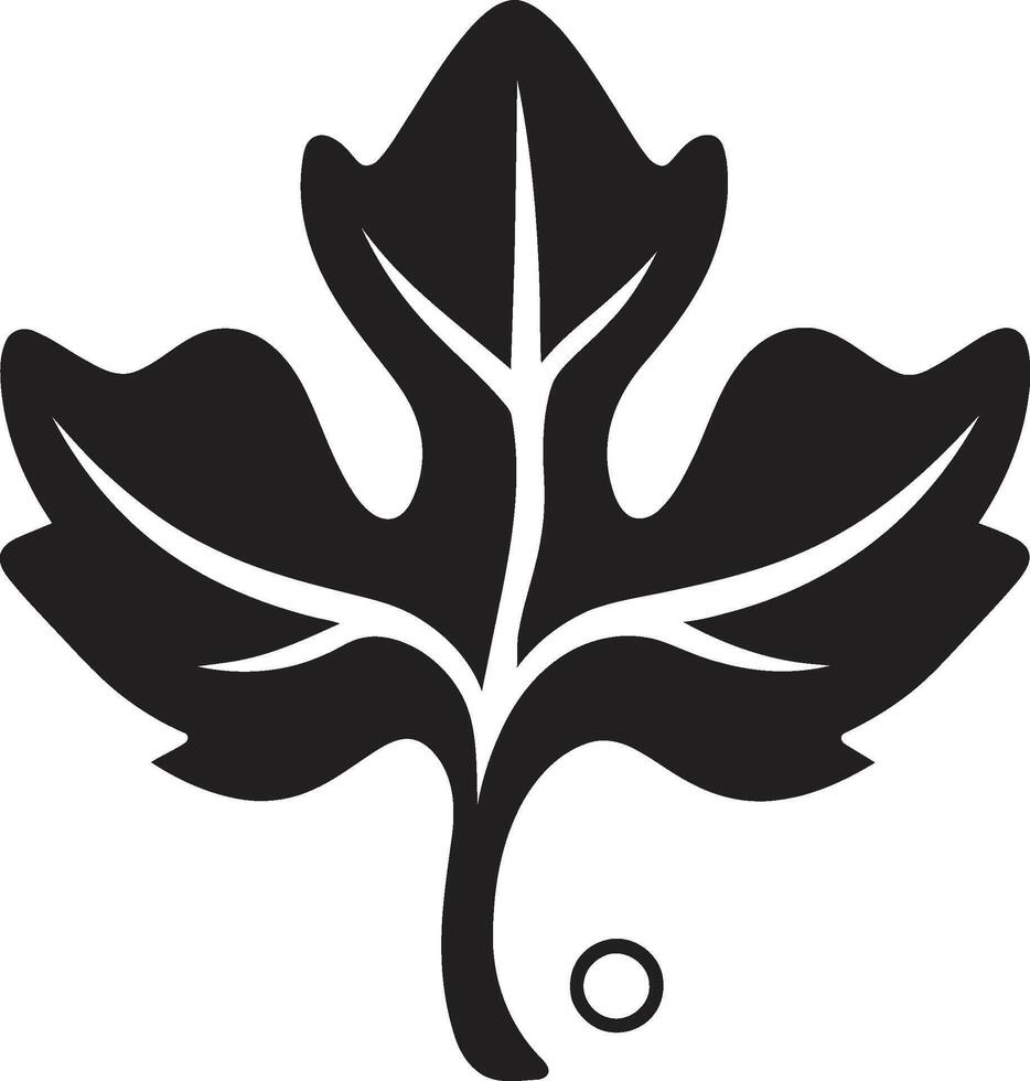 lövverk fusion murgröna ek logotyp design botanisk harmoni ikoniska murgröna ek bild vektor