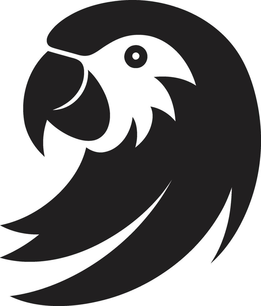 gefiedert Lebhaftigkeit Papagei Logo Vektor Papageien bunt Flug Vektor Logo Symbol