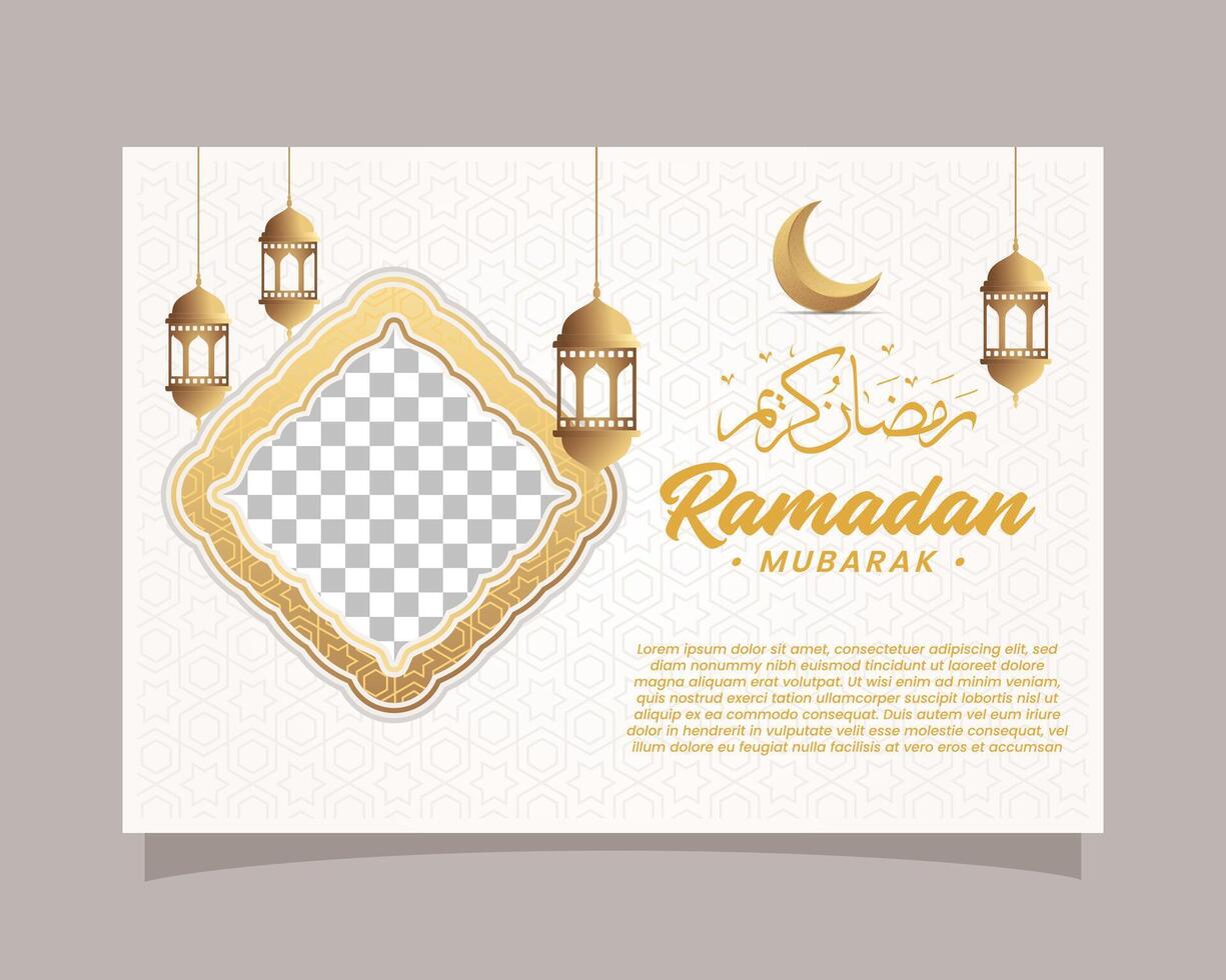 elegant ramadan kareem bakgrund, för affisch, ram begrepp, flygblad, affisch. vektor illustration