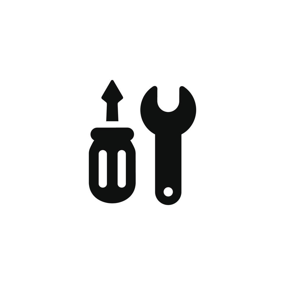 verktyg ikon isolerat på vit bakgrund vektor