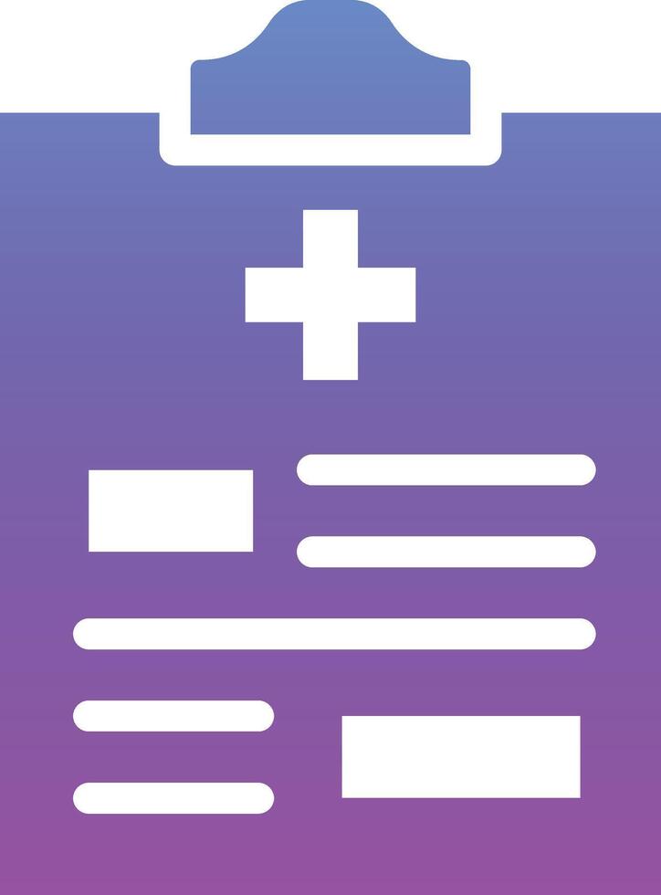 Vektorsymbol für medizinische Berichte vektor