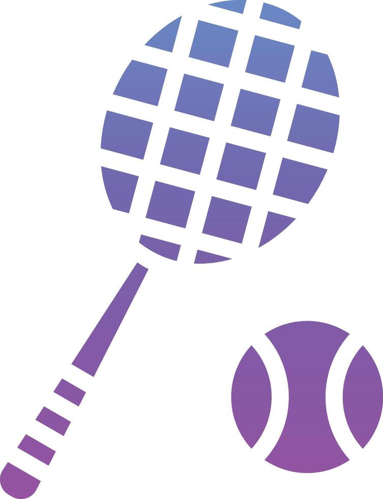 Tennis-Vektor-Symbol vektor