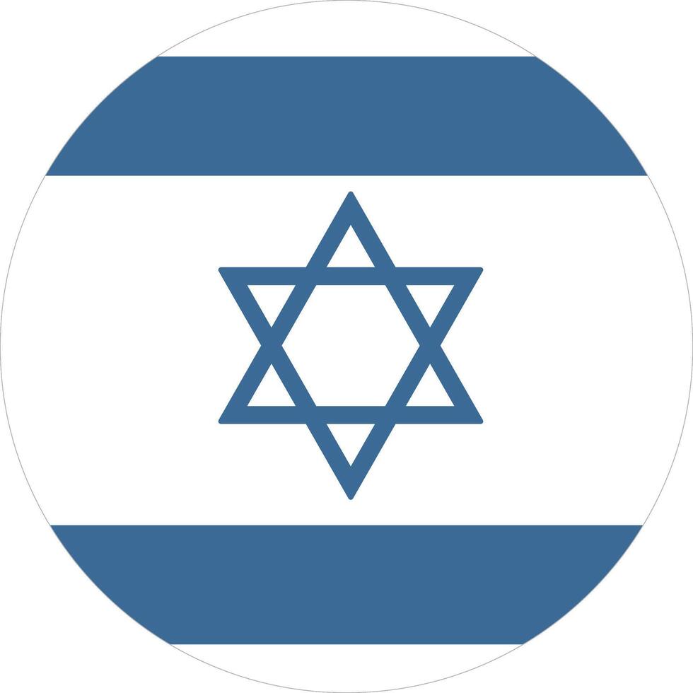 Israel flagga nationell emblem grafisk element illustration vektor