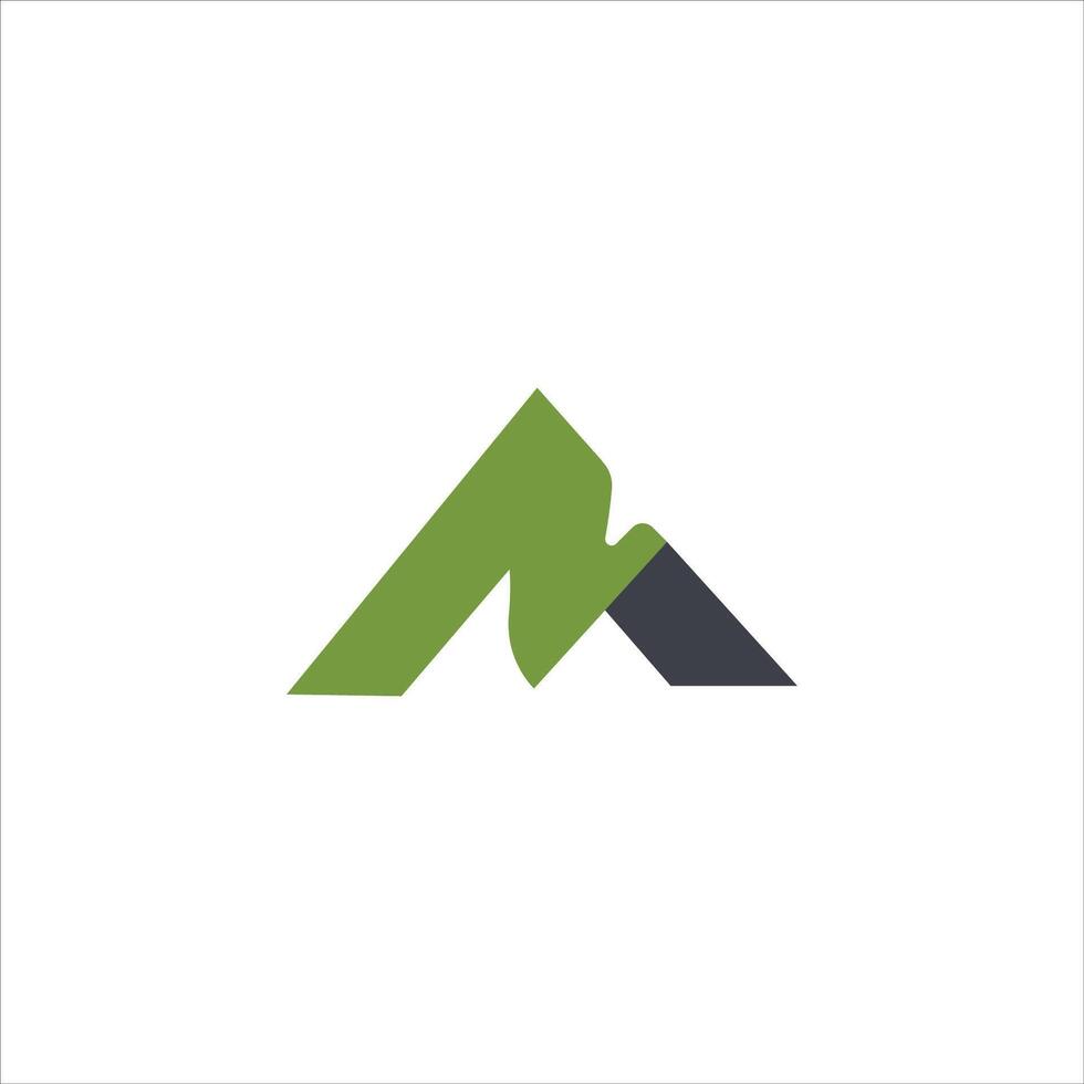 första brev m logotyp design mall vektor