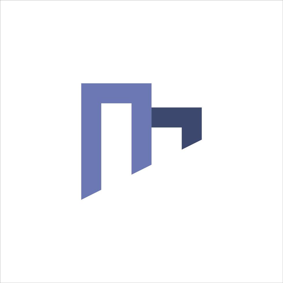 Anfangsbuchstabe m Logo-Design-Vorlage vektor