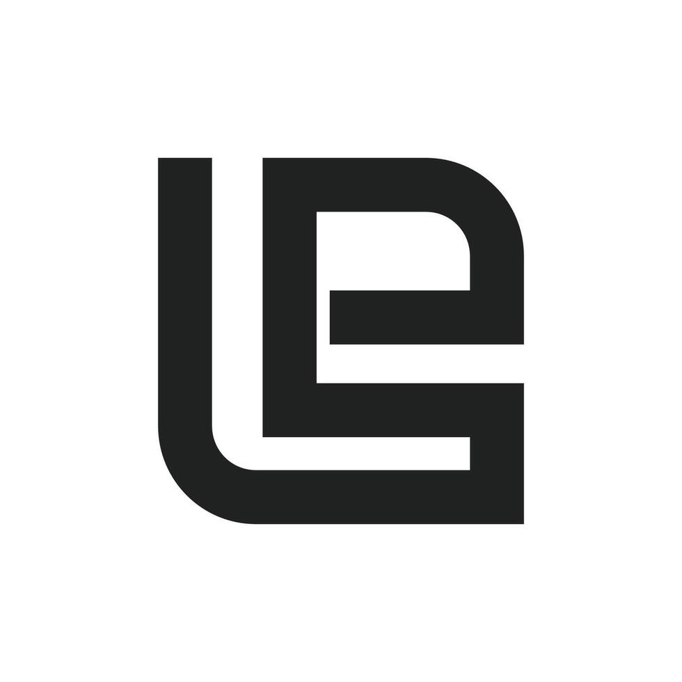 första lp brev logotyp med kreativ modern företag typografi vektor mall. kreativ abstrakt brev pl logotyp design.