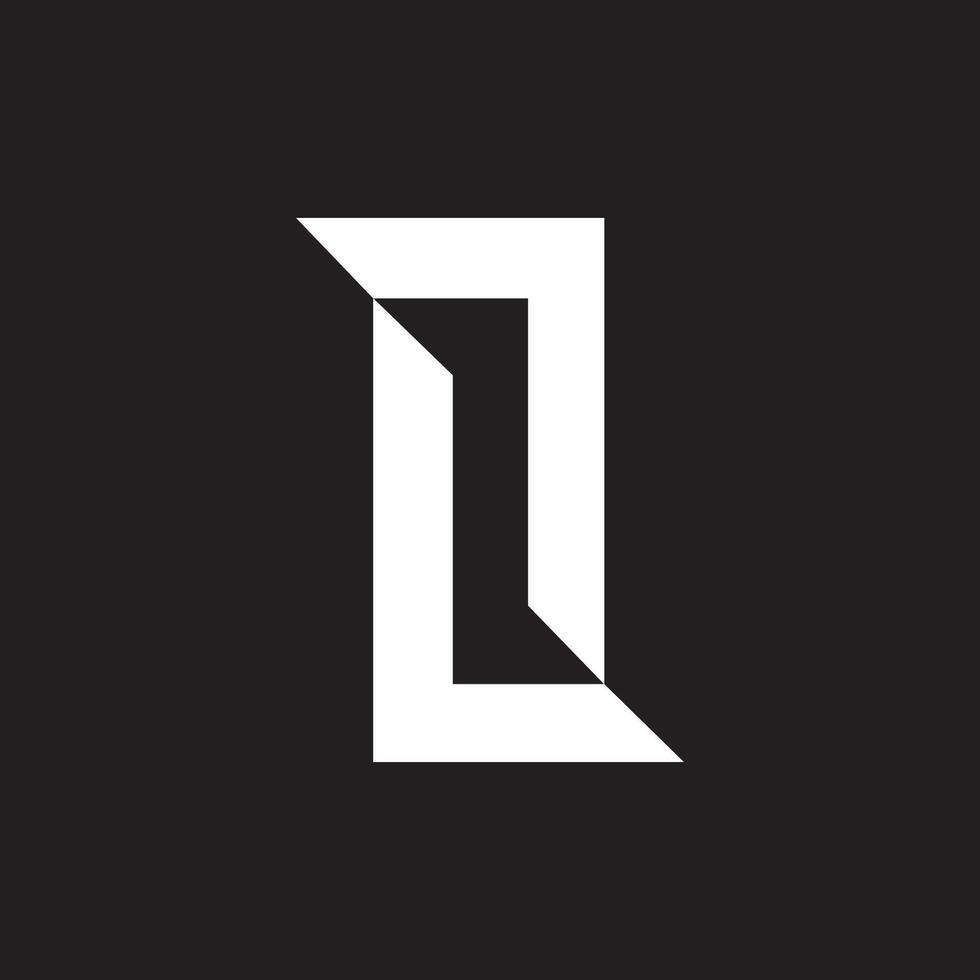 Alphabet Briefe Initialen Monogramm Logo ll, l vektor