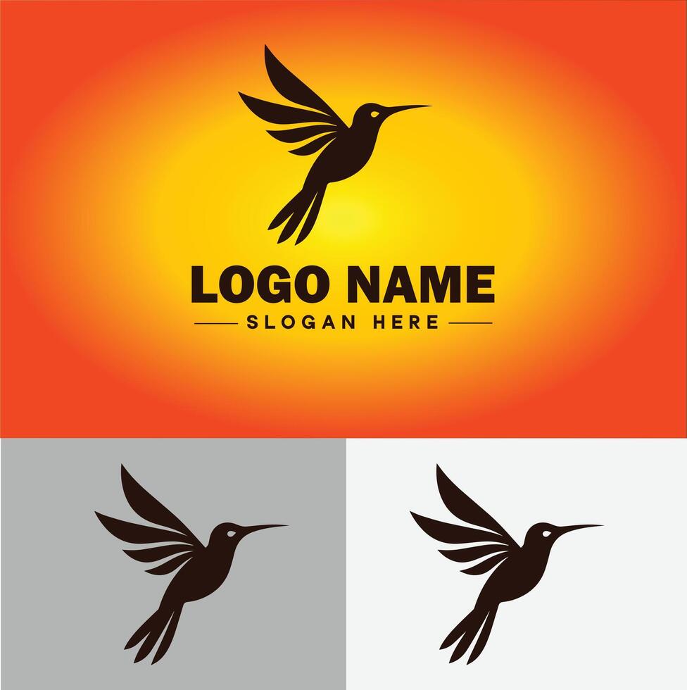 Kolibri Logo Vektor Kunst Symbol Grafik zum Unternehmen Marke Geschäft Symbol Kolibri Logo Vorlage