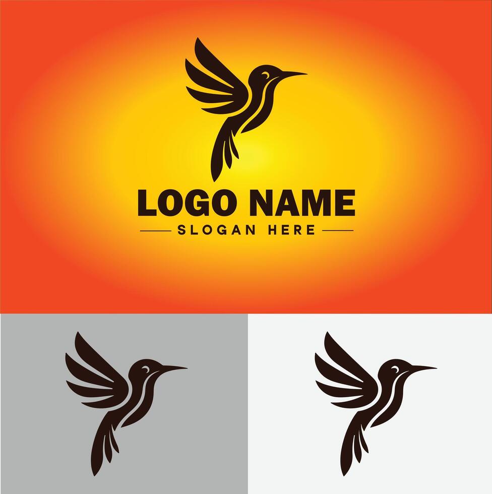 Kolibri Logo Vektor Kunst Symbol Grafik zum Unternehmen Marke Geschäft Symbol Kolibri Logo Vorlage