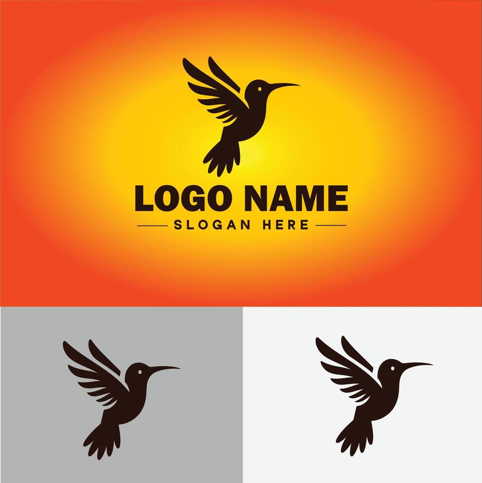 Kolibri Logo Vektor Kunst Symbol Grafik zum Unternehmen Marke Geschäft Symbol Kolibri Logo Vorlage