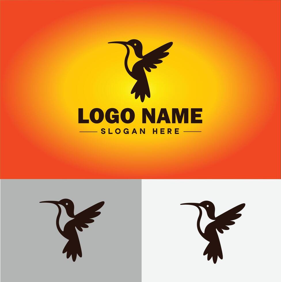 Kolibri Logo Vektor Kunst Symbol Grafik zum Unternehmen Marke Geschäft Symbol Kolibri Logo Vorlage