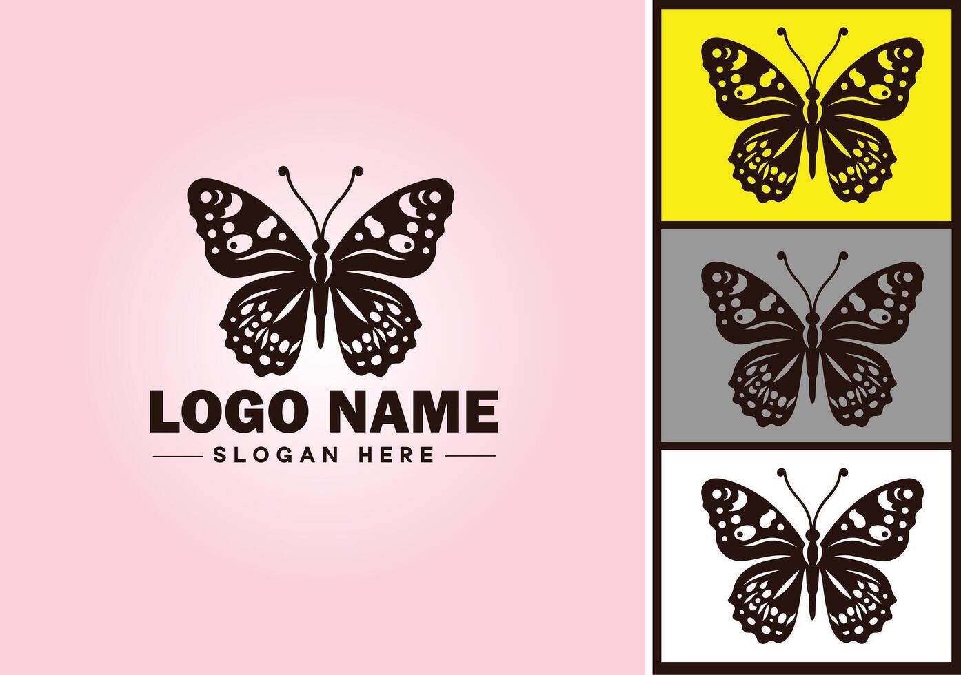 Schmetterling Logo Vektor Kunst Symbol Grafik zum Unternehmen Marke Symbol Schmetterling Logo Vorlage