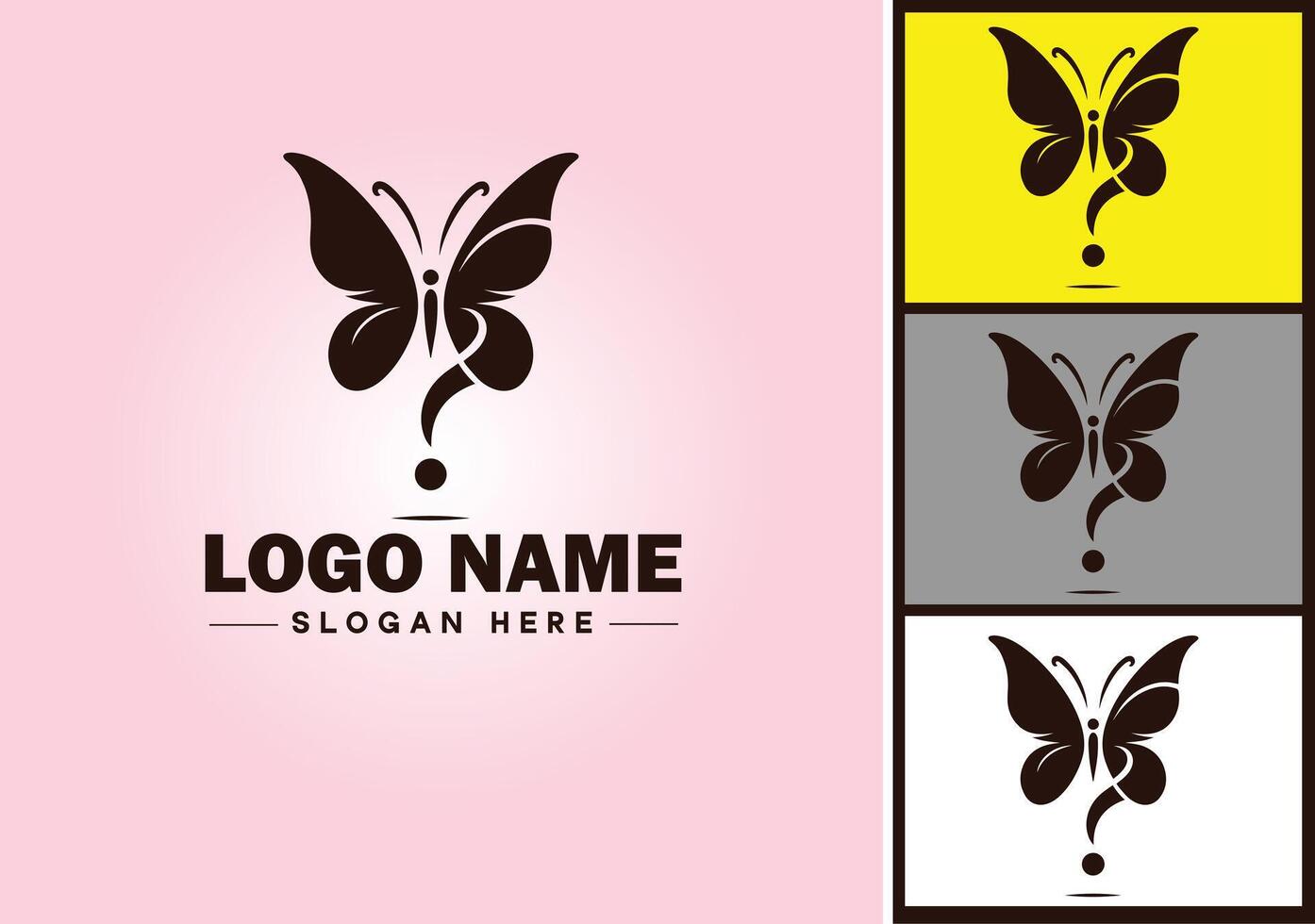 Schmetterling Logo Vektor Kunst Symbol Grafik zum Unternehmen Marke Symbol Schmetterling Logo Vorlage