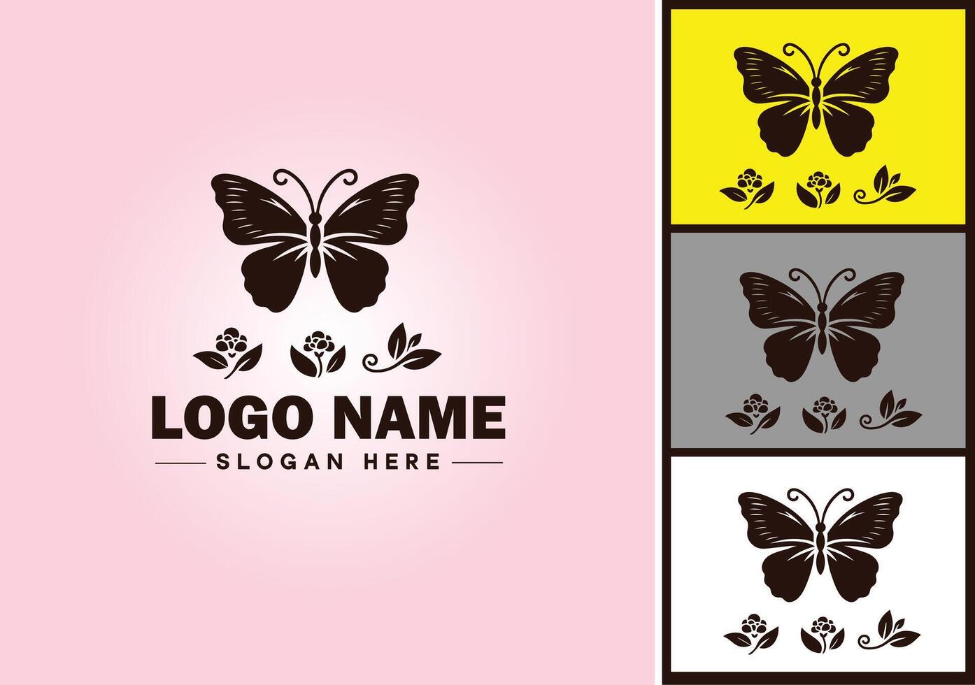 Schmetterling Logo Vektor Kunst Symbol Grafik zum Unternehmen Marke Symbol Schmetterling Logo Vorlage