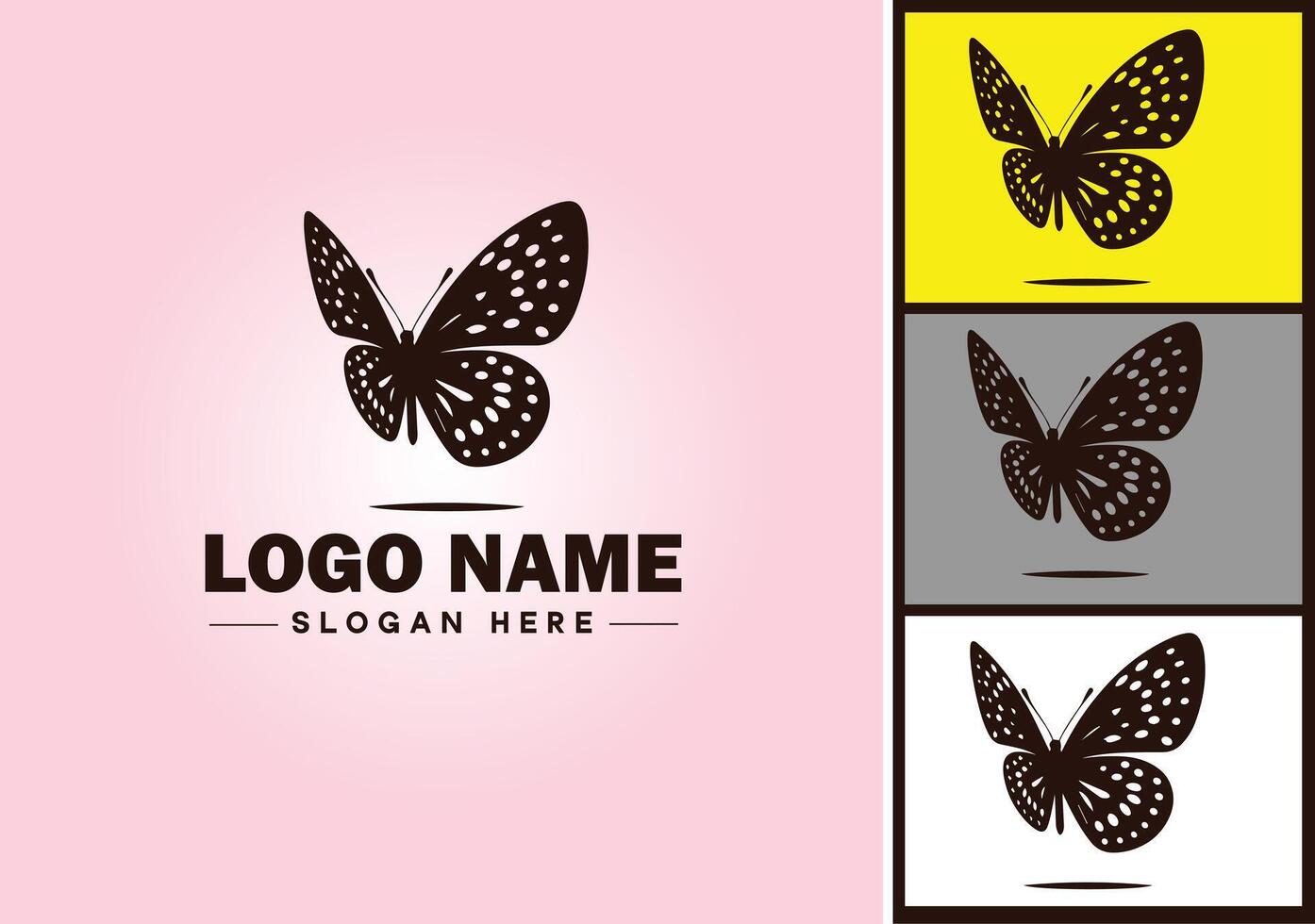 Schmetterling Logo Vektor Kunst Symbol Grafik zum Unternehmen Marke Symbol Schmetterling Logo Vorlage