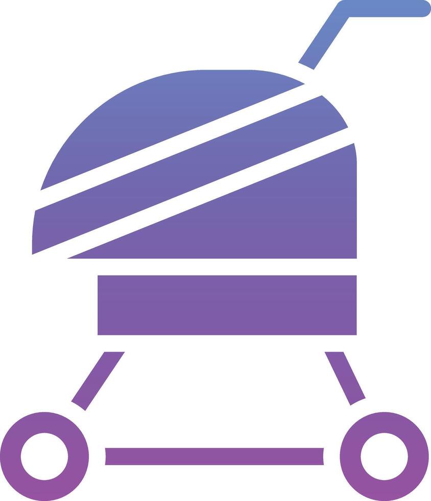 Kinderwagen-Vektor-Symbol vektor