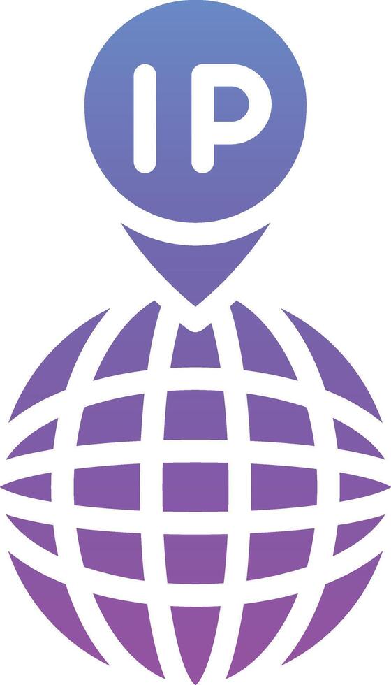 ip Adresse Vektor Symbol