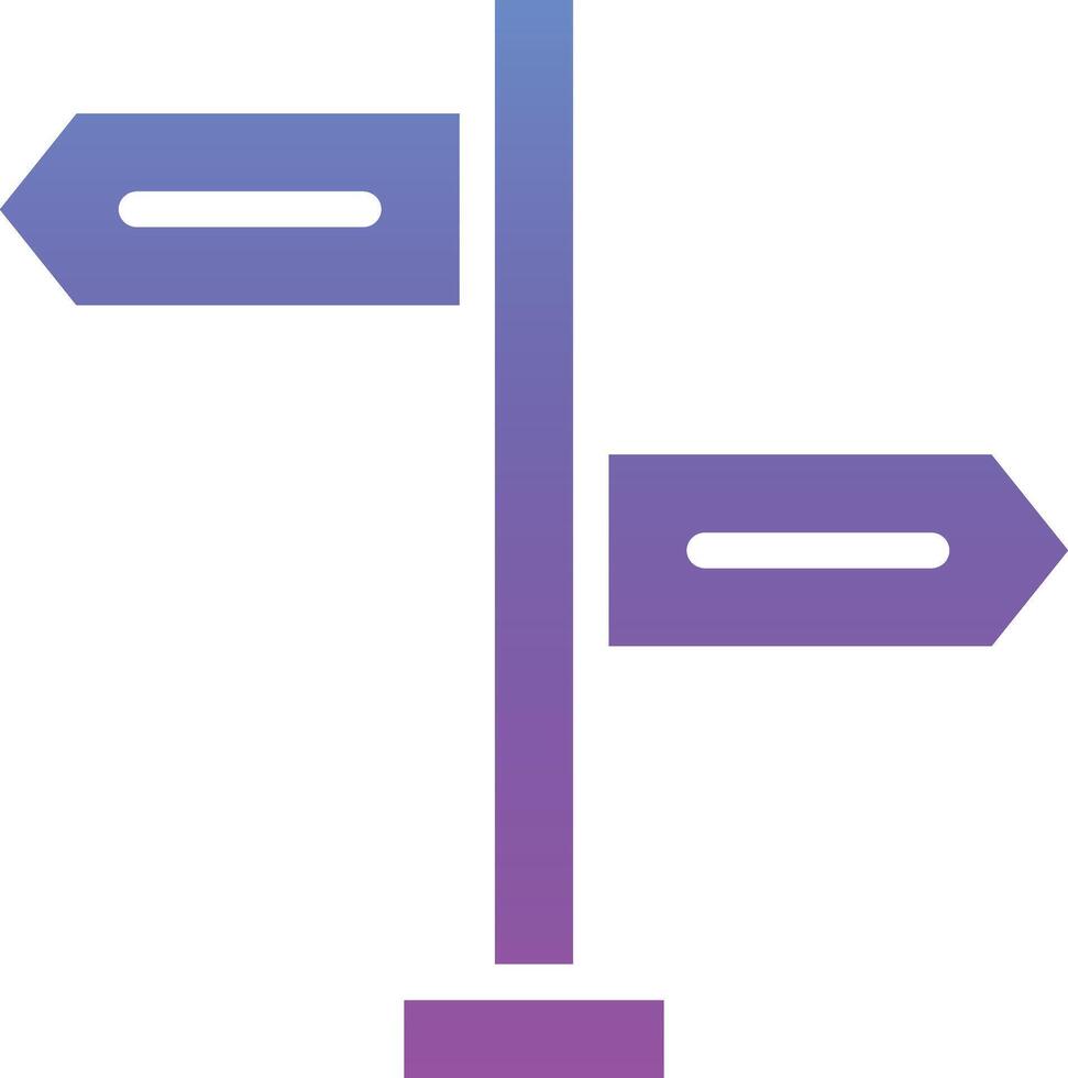 Straßenschild-Vektorsymbol vektor