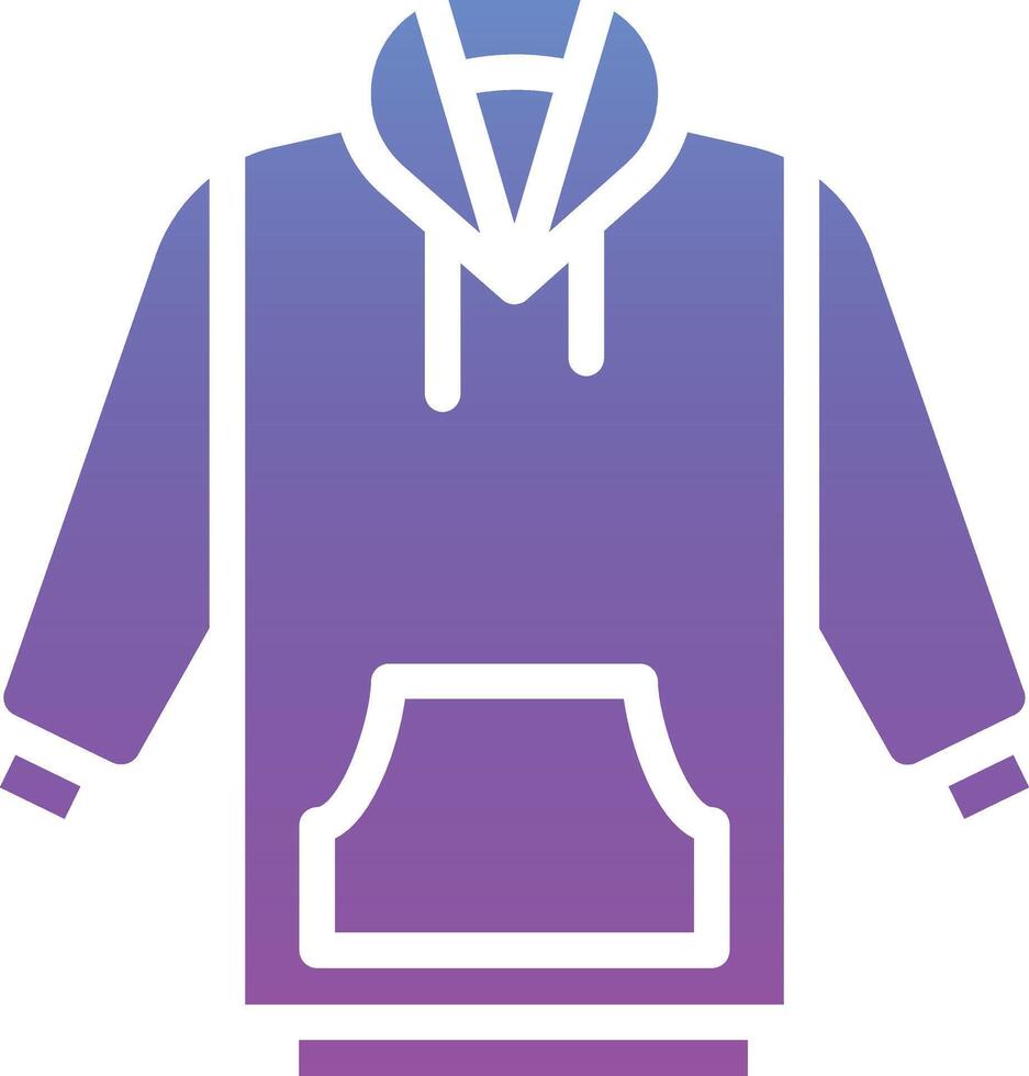 Hoodie-Vektor-Symbol vektor