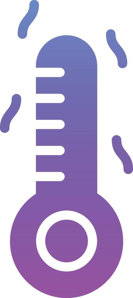 Thermometer-Vektor-Symbol vektor