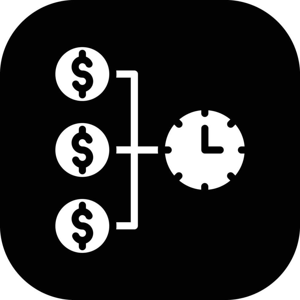 investering tid vektor ikon