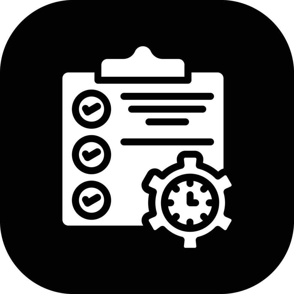 Projektmanagement-Vektorsymbol vektor