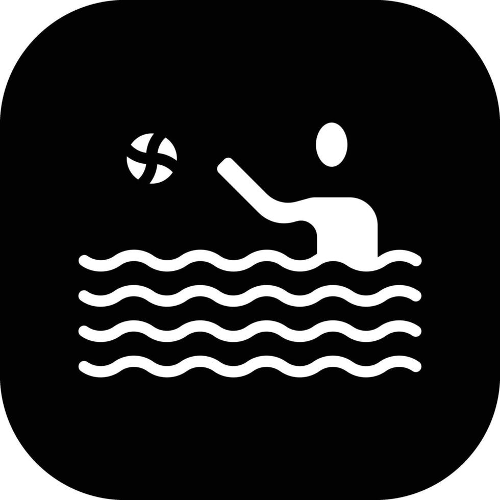 Wasser Polo Vektor Symbol