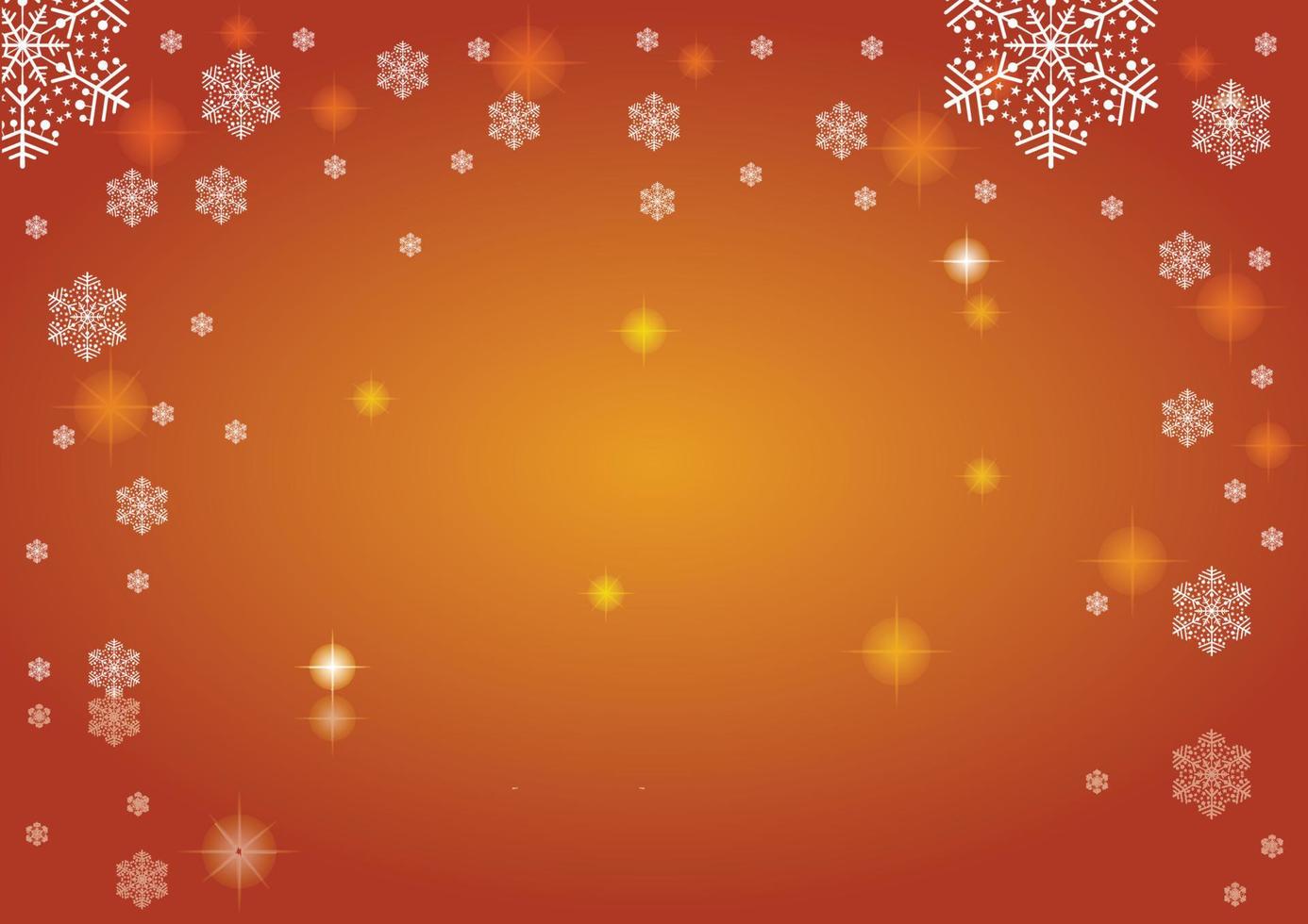 schöner orange weihnachtshintergrund vektor
