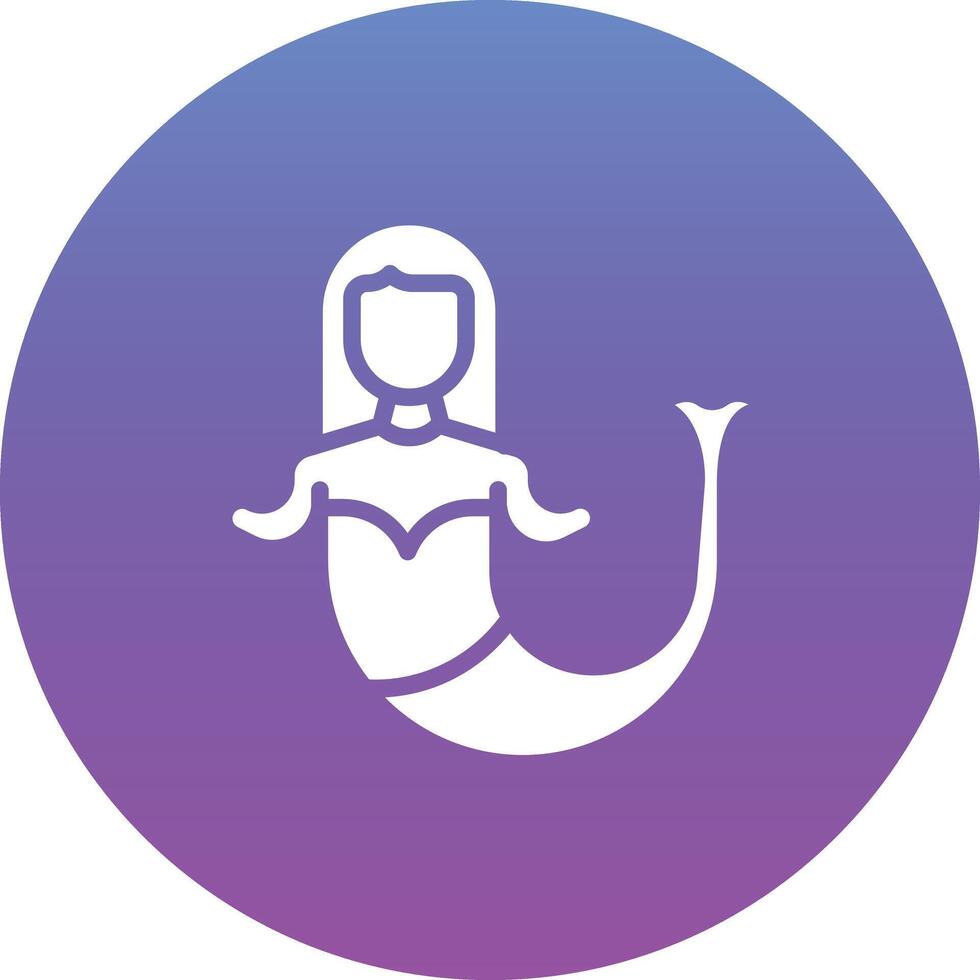 Meerjungfrau-Vektor-Symbol vektor