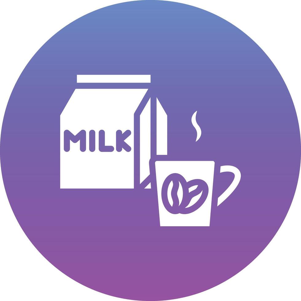 Kaffee Milch Vektor Symbol