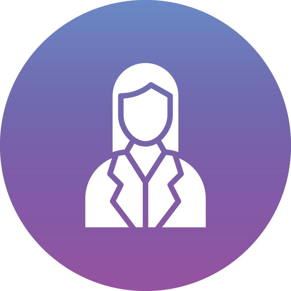weiblich finanziell Berater Vektor Symbol