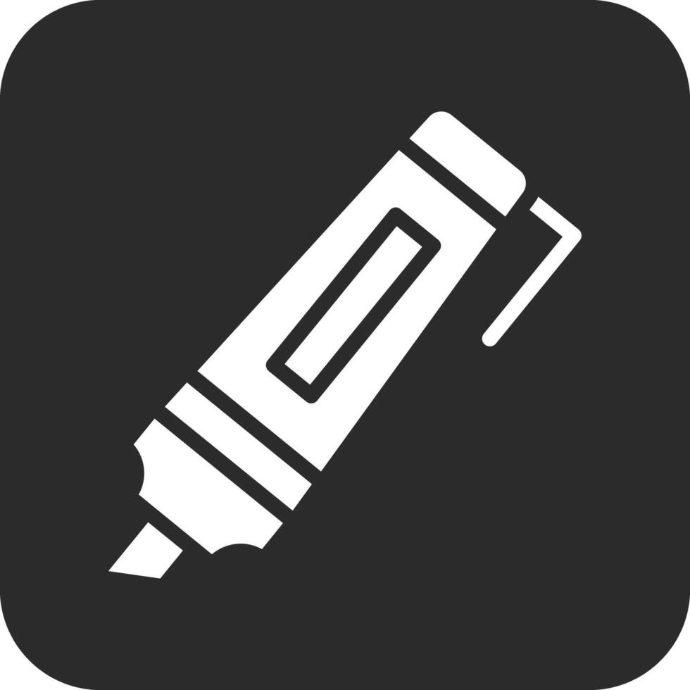 Textmarker-Vektorsymbol vektor