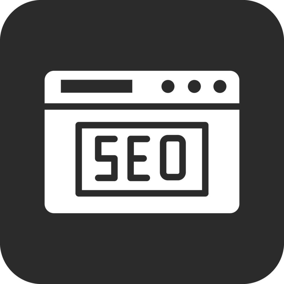 Webseite SEO Vektor Symbol