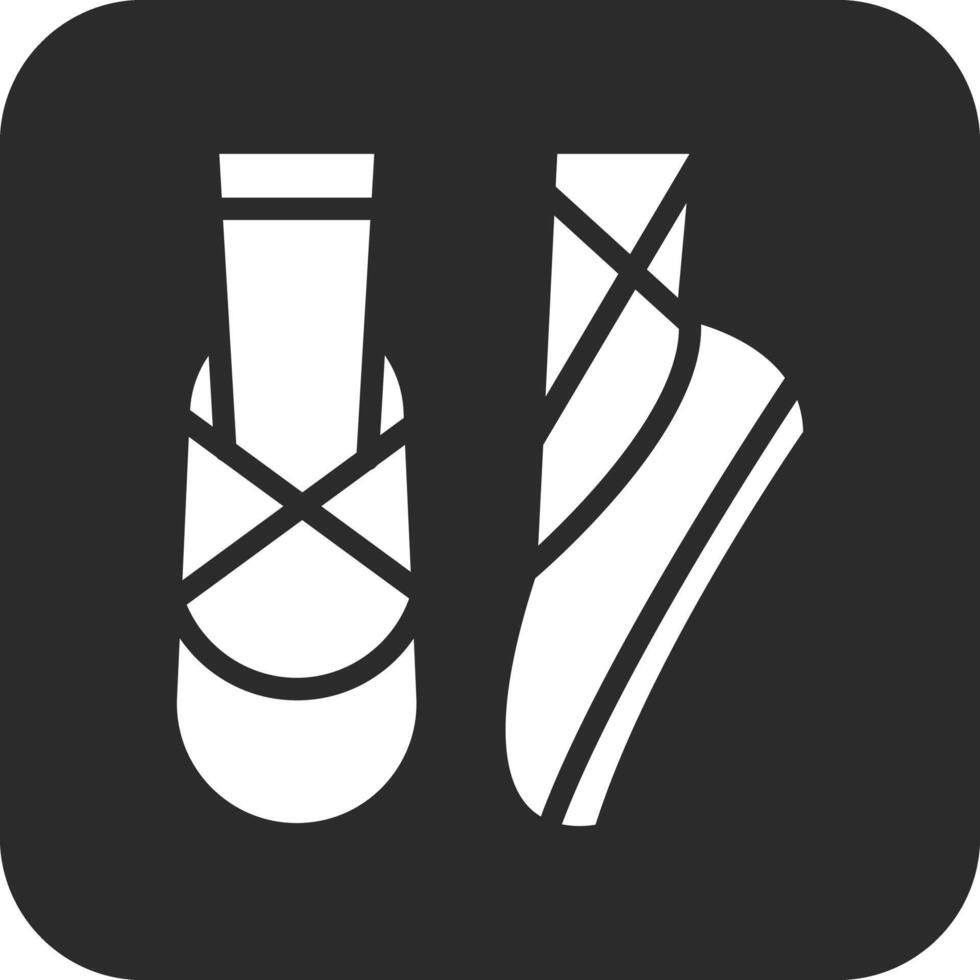 Ballett Schuhe Vektor Symbol