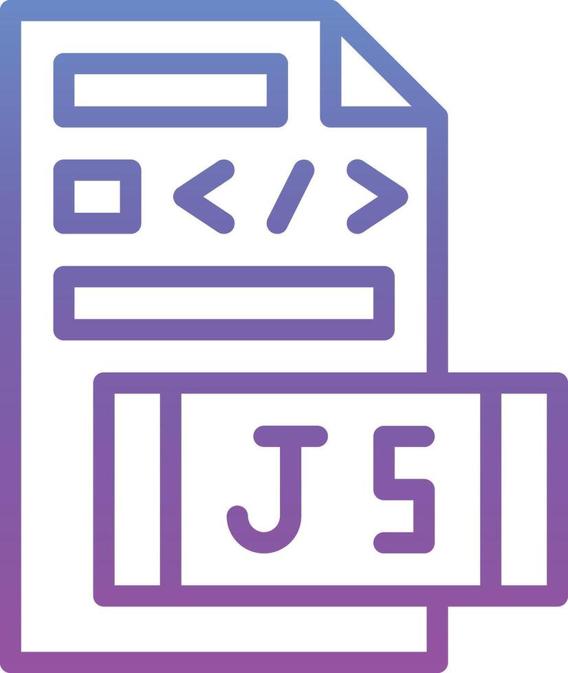 Javascript-Datei-Vektor-Symbol vektor