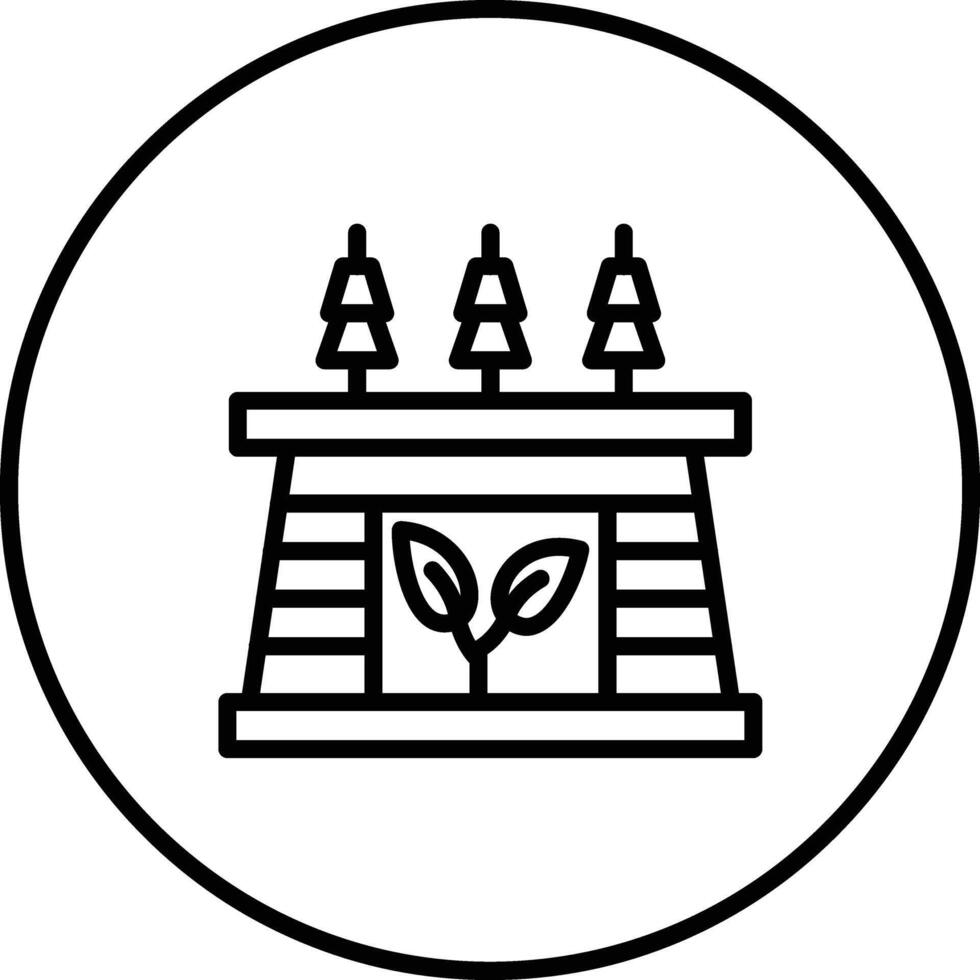 Öko Transformator Vektor Symbol