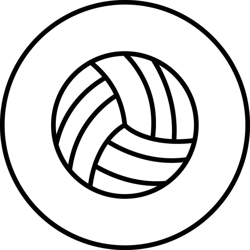 volleyboll vektor ikon