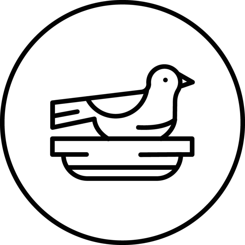 Bräute im Nest Vektor Symbol