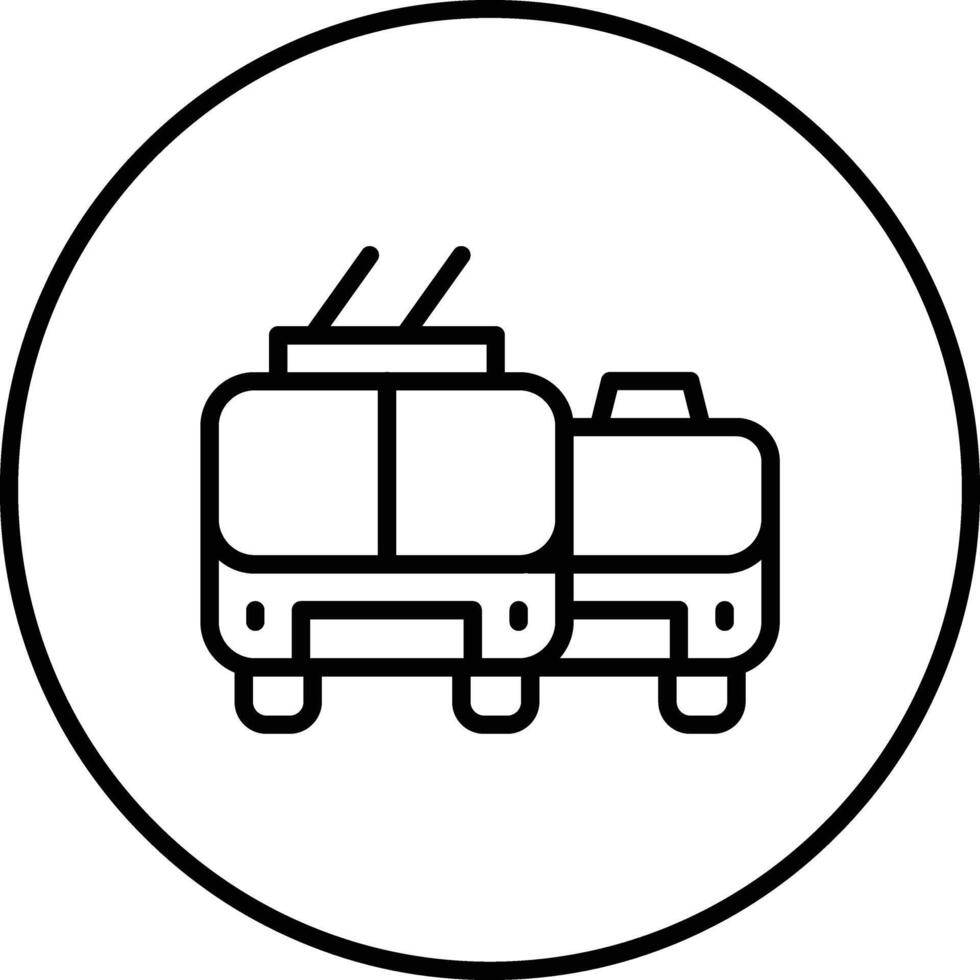 Öffentlichkeit Transport Vektor Symbol