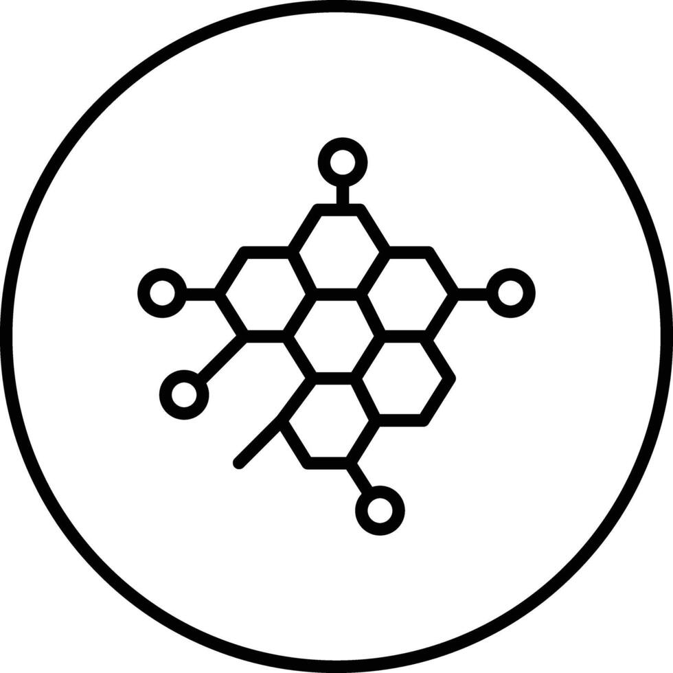 Vektorsymbol für Moleküle vektor